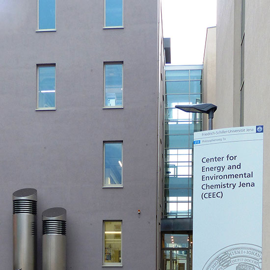 Ansicht des Neubau des Center for Energy and Environmental Chemistry (CEEC) in Jena